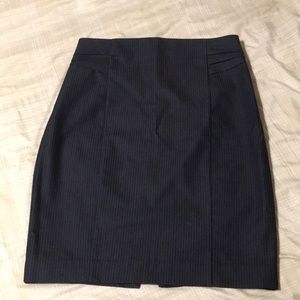 Express Navy Pinstripe Pencil Skirt Size 4